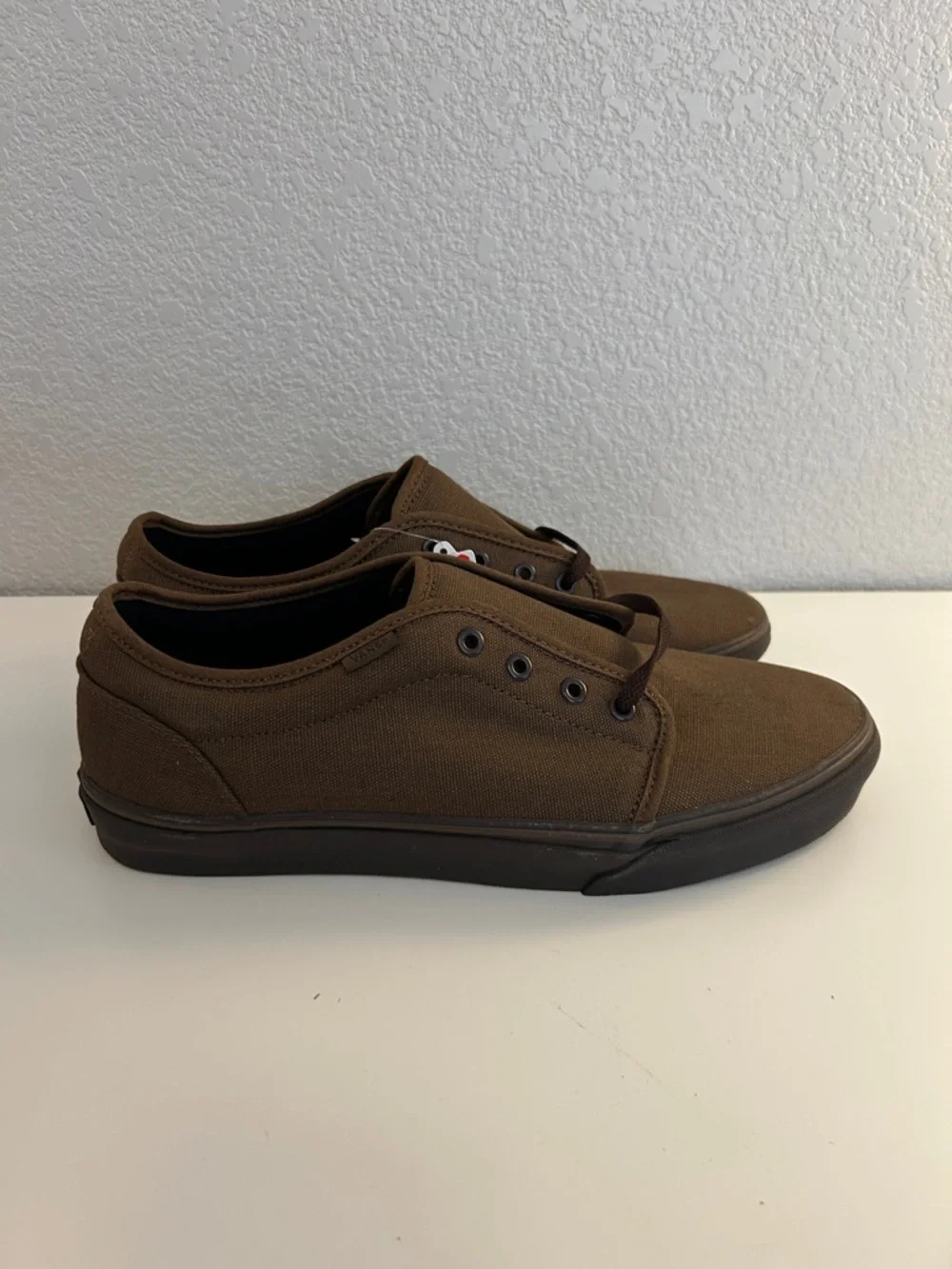 Vans Men's 106 Vulcanized Canvas Dark Earth Sneaker Shoes Size 11 New in‎ Box!